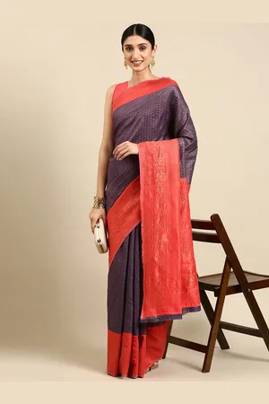 VAIRAGEE Ethnic Motifs Woven Design Saree