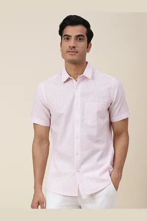 Fabindia Men White Slim Fit Cotton Casual Shirt