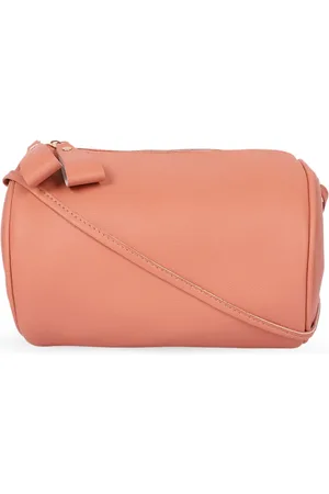 Bagsy Malone PU Structured Sling Bag with Bow Detail