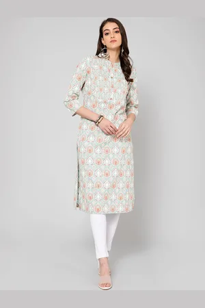 CANTABIL Women Floral Printed Cotton Kurta