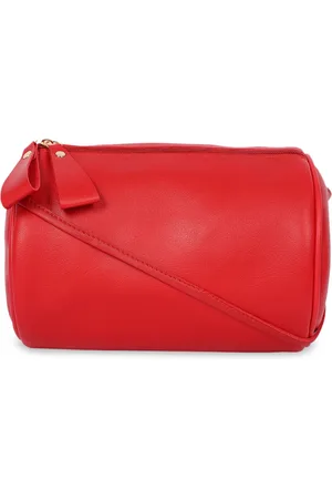 Bagsy Malone PU Structured Sling Bag with Bow Detail