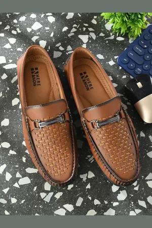 HERE&NOW Men Textured Loafers