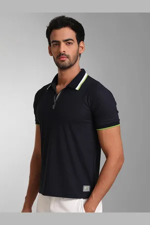 Kazo Men Polo Collar Cotton T-shirt