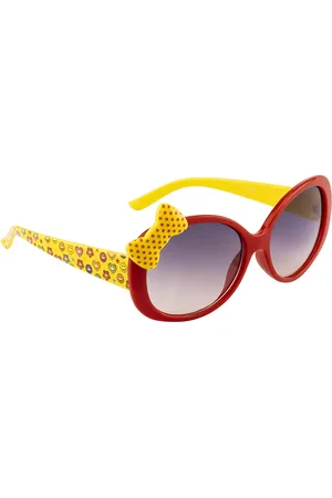 YK Unisex Kids Oversized Sunglasses with UV Protected Lens -J8143