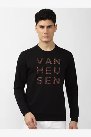V Dot Men Printed Sweatshirt