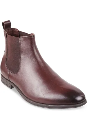 Metro Men Leather Chelsea Boots