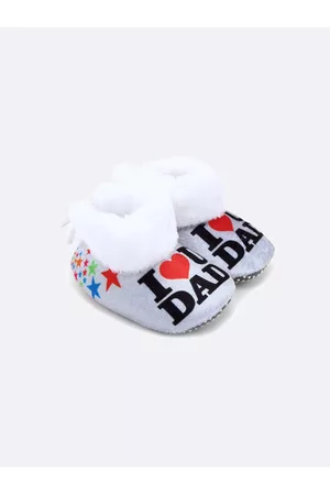 Superminis Kids Printed Cotton Booties