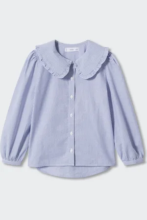 MANGO Girls Striped Sustainable Casual Shirt