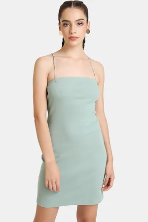 KAZO Women Sheath Green Dress - Buy KAZO Women Sheath Green Dress Online at  Best Prices in India | Flipkart.com