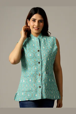 HANDICRAFT PALACE Women Floral Printed Reversible Cotton Tailored Jacket