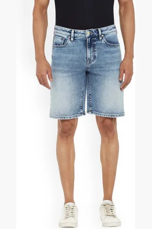 EVERBLUE Men Solid Stretchable Mid-Rise Shorts