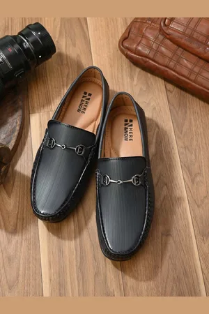 HERE&NOW Men Textured Loafers