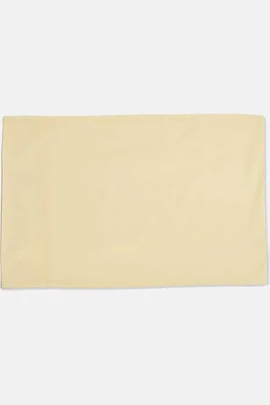Fabindia Rihan Yellow Pure Cotton Woven Pillow Cover Set