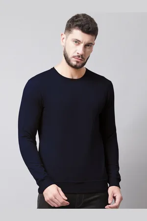 Friskers Men Round Neck Fleece Sweatshirt