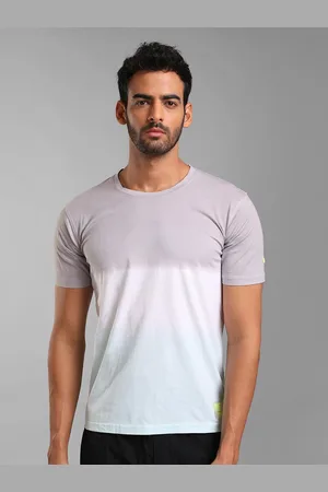 Kazo Men Colourblocked Cotton T-shirt