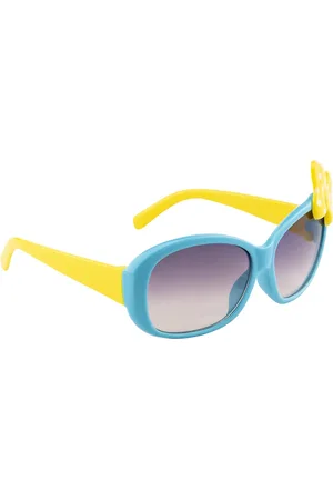 YK Unisex Kids Lens & Oval Sunglasses with UV Protected Lens