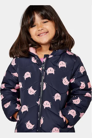 Mothercare Girls Printed Puffer Jacket
