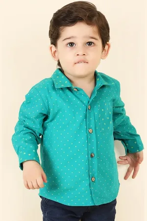 Fabindia Boys Printed Cotton Casual Shirt