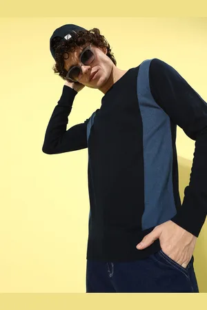 Mast & Harbour Men Colourblocked Pullover