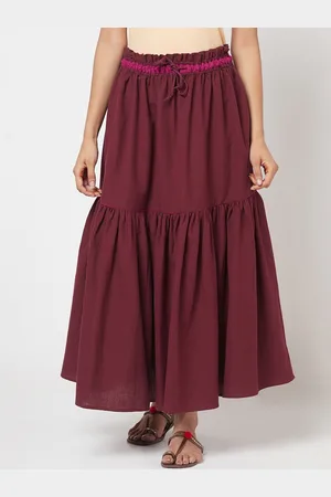 Fabindia Flared Maxi Skirt
