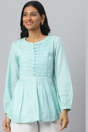 Fabindia Women Empire Longline Cotton Top