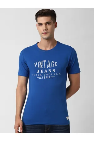 Buy Men Blue Slim Fit Formal Shirts Online - 612361 | Peter England