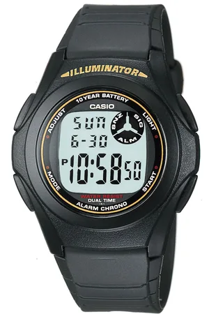 Casio Youth Digital Unisex Black Digital watch D028 F-200W-9AUDF