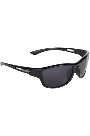 Aligatorr Unisex Sports Sunglasses with UV Protected Lens AGR_NEW SPRTS_BLK
