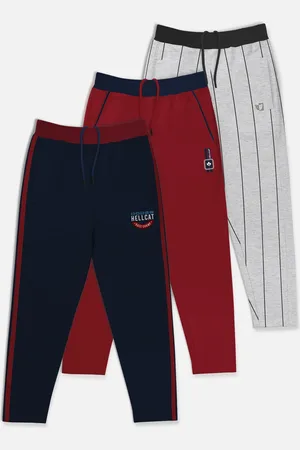 HELLCAT Boys Pack of 3 Cotton Track Pants