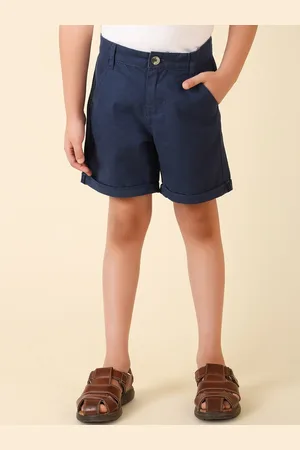 Fabindia Boys Blue Denim Shorts