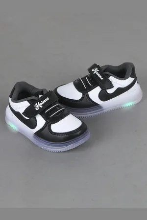 FEETWELL Kids Colourblocked Led Lights Sneakers