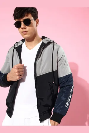 Mast & Harbour Men Colourblocked Long Sleeves Bomber Jacket