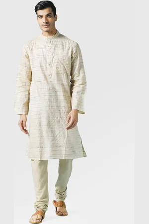Fabindia Men Silk Tussar Kurta