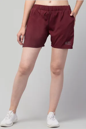 Apraa & Parma Clothing Women Maroon Outdoor e-Dry Technology Shorts