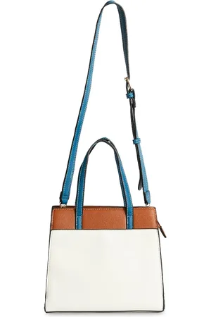 Chumbak Colourblocked PU Bucket Satchel