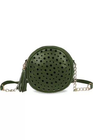 KLEIO Cut-Out Detail Round Cross Body Sling Bag