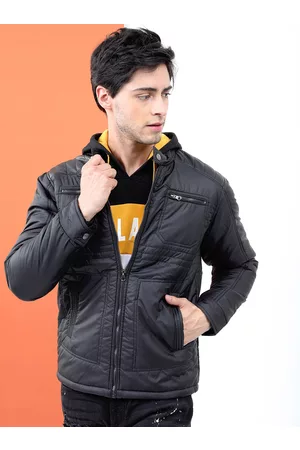 LocoMotive Men Solid Puffer Jacket Jacket