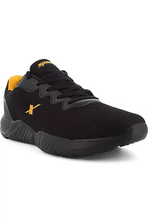 Sparx Men Black Mesh Running Non-Marking Shoes
