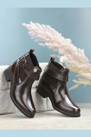 Eego Italy Women Brown Patterned Chelsea Boots