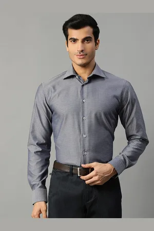 Matinique Men Blue Slim Fit Printed Cotton Casual Shirt