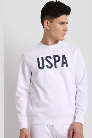 U.S. Polo Assn. Men Printed Durable Athletic Pullover Sweatshirt