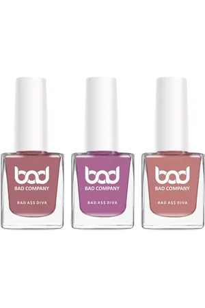Bad Company Set Of 3 No Toxin Nail Lacquer - 10ml each