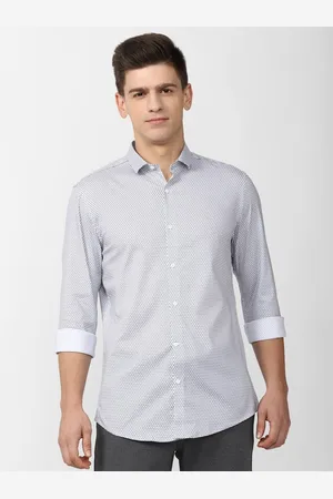Peter England Men Slim Fit Printed Casual Shirt