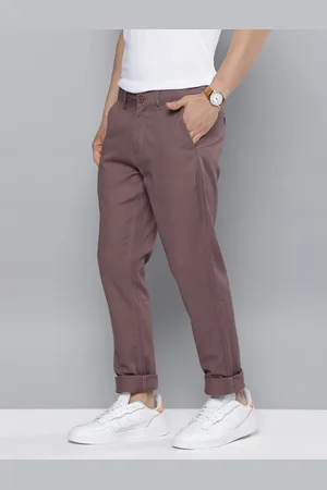 Thread Slim Fit Rope Detailed Dark Beige Trousers | BOJONI