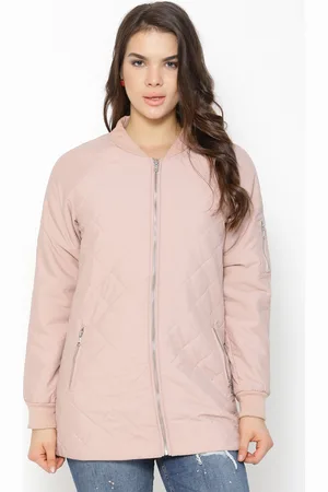 Gipsy Women Peach-Coloured Solid Jacket