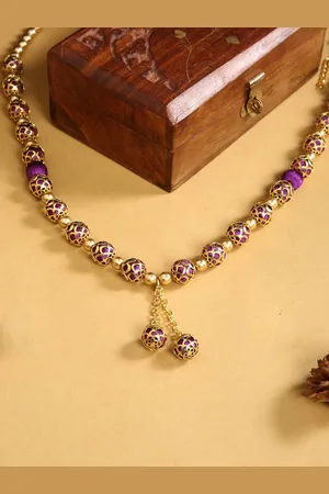 Akshara Clothing German Silver Brass-Plated Necklace
