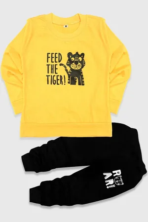 Silver Fang Kids Printed T-shirt with Trousers Clothing Set