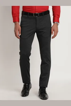 Turtle Men Tailored Skinny Fit Cotton Trousers