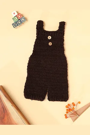 Babymoon Infant Brown Romper Photography Costume