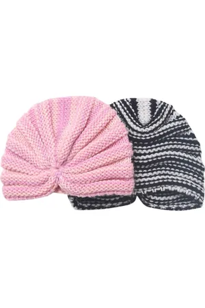 EL REGALO Pack Of 2 Kids Acrylic Beanie